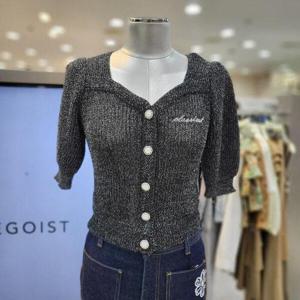 [에고이스트]스카시 반팔 니트 카디건 EQ2JK603_DG