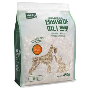 테비맘마 동결건조 미니트릿 북어 450g  반려동물 강아지 고양이 간식