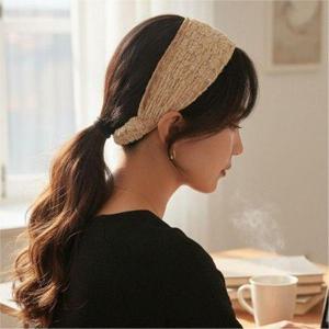 [에이치플러스몰]머리띠 니트 헤어밴드 데일리 헤어 액세서리 머리카락 정리 용품