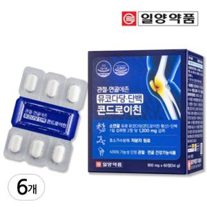 일양 관절 연골에존 뮤코다당 단백 콘드로이친 60정x6박스(6개월분)