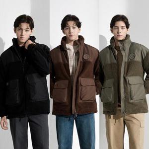 NNF 남성 우븐 패치 덤블 점퍼 (N504M-1)