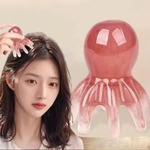[셀러허브_뷰티]문어 마사지 빗 두피 목 어깨 괄사 마사지기 DD-13268