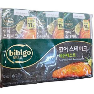 비비고 연어 스테이크 레몬제스트 60g x 3개 아이스박스포장 po68591