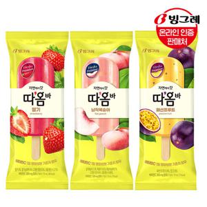 [빙그레] 따옴바 3종 딸기/패션프루트/파인애플 x30개 /아이스크림