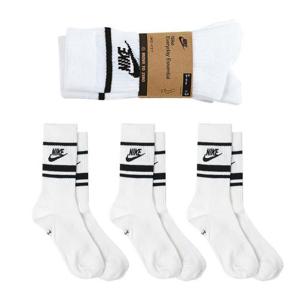 [나이키][3pack] 스포츠 쿠션 크루삭스 에센셜 중목 3PACK 화이트