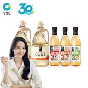 청정원 식초(현미/사과/파인애플/양조) 4종 골라담기