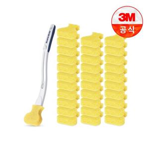 [3M]변기청소용 향기톡톡 크린스틱 핸들+리필 32입(레몬)
