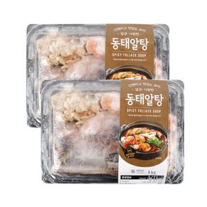 [동방유통] 얼큰 시원한 동태알탕 1kgx2팩(소스포함)
