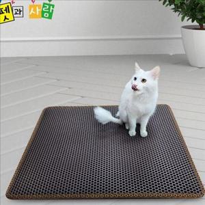 위생 고양이 모래 매트 청소 고양이 모래 패드 화장실 날림 WFNZ95Y