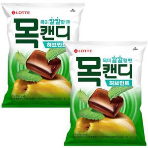 롯데 목캔디 허브민트 217g x 2개