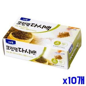 티용품 소형 다용도 크린 다시백 30매 x10개