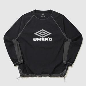 엄브로 크리스피 타슬란 긴팔 피스테 BB UQ321CWT92 BLK0 OLV0