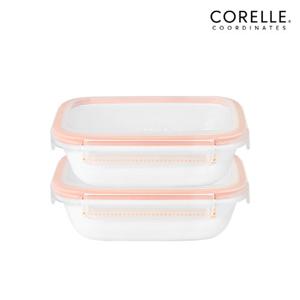 [코렐 코디네이츠][자카드 2종] 밀크글라스 디시키퍼 1000ml 2종