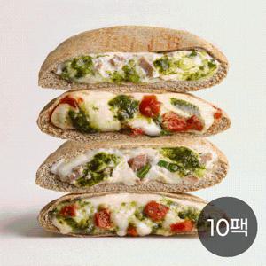 [다신샵] 단백질12g 저당 피타브레드 샌드위치 2종 10팩 / 저당빵 통밀빵 식단관리