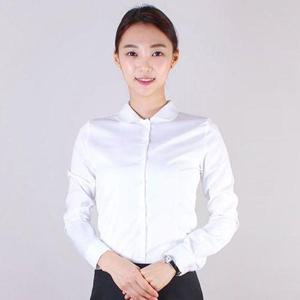 [플라잉걸]면접블라우스, 공단긴팔 블라우스