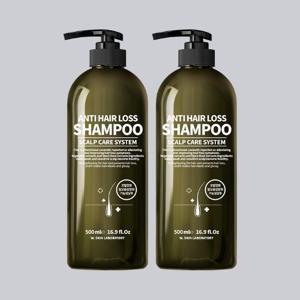 W.피부연구소 탈모 기능성 샴푸 500ml x2
