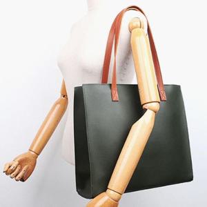 [라일리] Rly 솔더백 크로스 스궤어 정장 여성 서류 가방 카키
