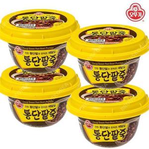 오뚜기 통단팥죽 285g X 4개 즉석식품 간편식 팥죽 단팥