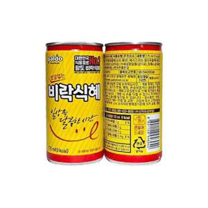 팔도 밥알없는 비락 식혜 미니캔 사우나 175ml x 20개 /s