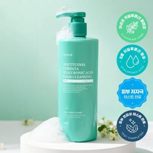 메르헨트 어성초 히알루론산 대용량 폼클렌징 500ml 약알칼리 클렌징폼 세안제 폼클렌저 거품