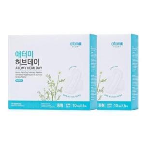 애터미 허브데이 생리대 중형 x 80개