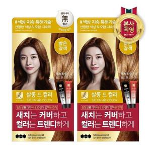 [LG생활건강]엘라스틴 살롱드컬러 염색약 밝은갈색 x 2개_14987588_588346