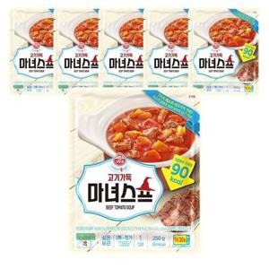 오뚜기 LIGHT JOY 고기가득 마녀스프 250g X 6개
