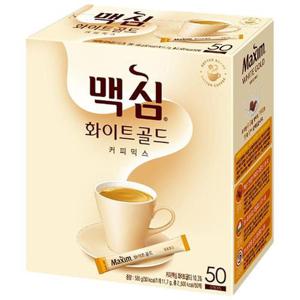 맥심 화이트골드 커피믹스  50T