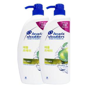 헤드앤숄더 애플프레쉬 샴푸 850ml x2