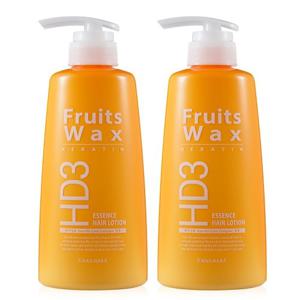 과일나라 후르츠왁스 케라틴 헤어로션 500ml 2개 모발을 촉촉 부드럽게