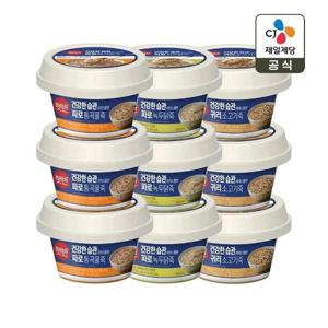 [CJ제일제당]햇반죽 귀리 소고기죽 265g x3개+파로 녹두닭죽 265g x3개+파로 통곡물죽 265g x3개