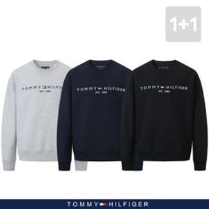 1+1 [남녀공용] 타미힐피거 자수로고 스웻셔츠