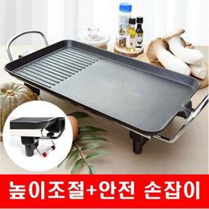 2in1 전기그릴 와이드 전기불판 가정용 고기팬 대형