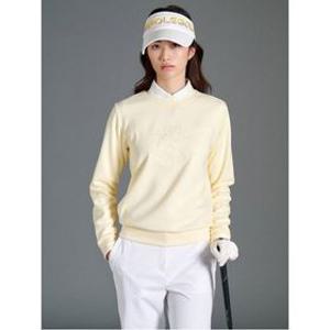 [시즌오프 30%] 빈폴골프  여성 원포인트 블루종핏 긴소매 티셔츠 - 레몬 BJ5941A28F