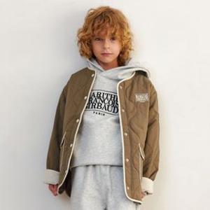 (공식) ENFANT CLASSIC QUILTING OUT POCKET JACKET khaki