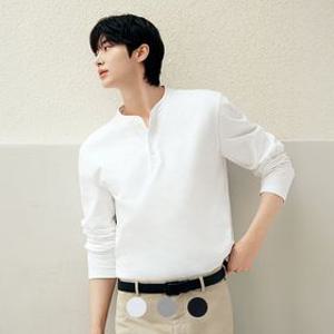 026956 코튼 헨리넥 긴팔티 (헤비웨이트)