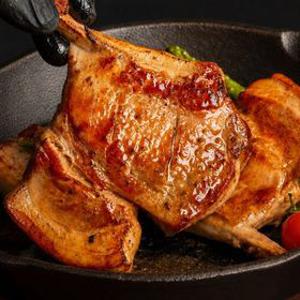 [20%쿠폰] 집에서 즐기는 돈마호크, 국산 한돈 1등급 한입 돈스테이크 600g (150g*4팩)