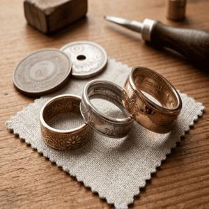 빈티지 코인 링 만들기 워크숍 — Musubi Coin Ring (나라)