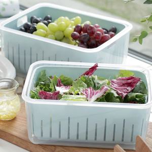 채반용기 물빠짐 바구니 야채,과일 밀폐용기 6500ml