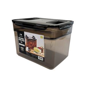 투핸들 블랙 김장 김치통 누름판 발효숙성 밀폐용기 12L