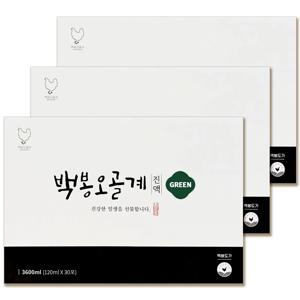 백봉진액  백봉오골계 진액 그린 30포 3팩