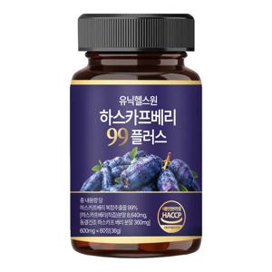 유닉헬스원 하스카프베리 99플러스 C3G 유기농 동결건조 HACCP 식약처 인증