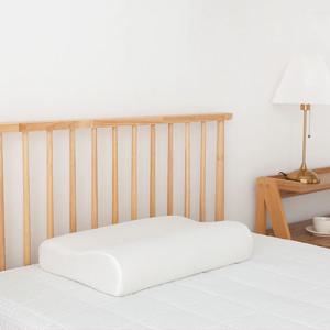메모리폼 경추베개 60x40 화이트 기능성 커브형 어깨 숙면