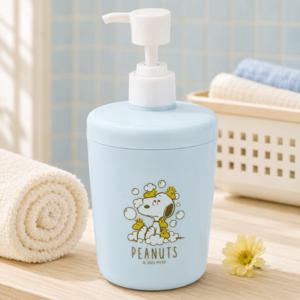 스누피 다용도 디스펜서 430ml 주방 세제 물비누 손세정제 핸드워시 욕실 세제통 손소독제