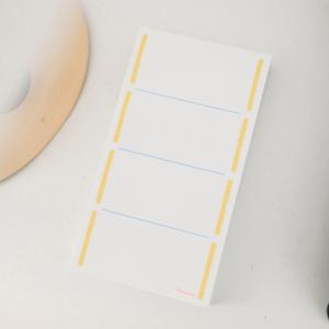 Lemon Syrup Memopad 레몬시럽 메모패드