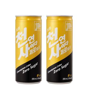천연사이다 제로 망고 250mL, 30캔