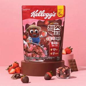 오곡으로 만든 첵스초코 딸기 크런치 350g 2개