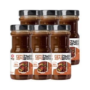 백설 돼지갈비양념 840g x6개