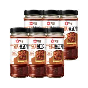 백설 매콤한 돼지불고기양념 500g x6개