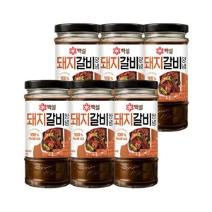 백설 돼지갈비양념 290g x6개